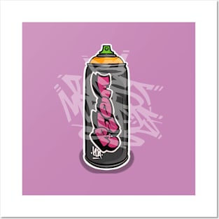 foo spray cans Posters and Art